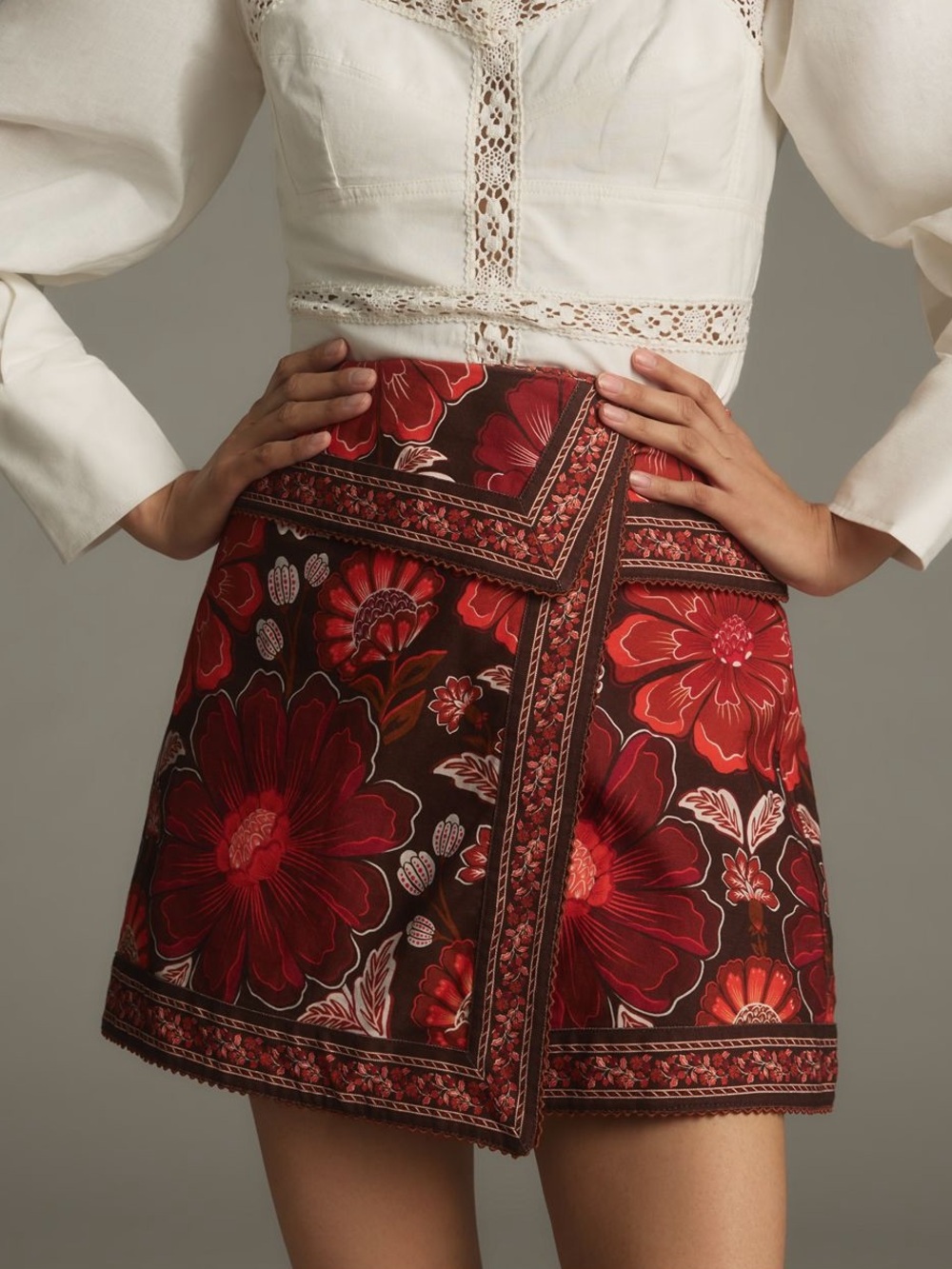 NWT Farm Rio Gigi Tapestry Mini Skirt